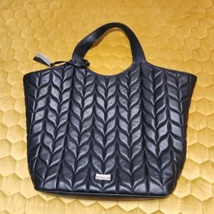 Vince Camuto Quilted Leather Tote
